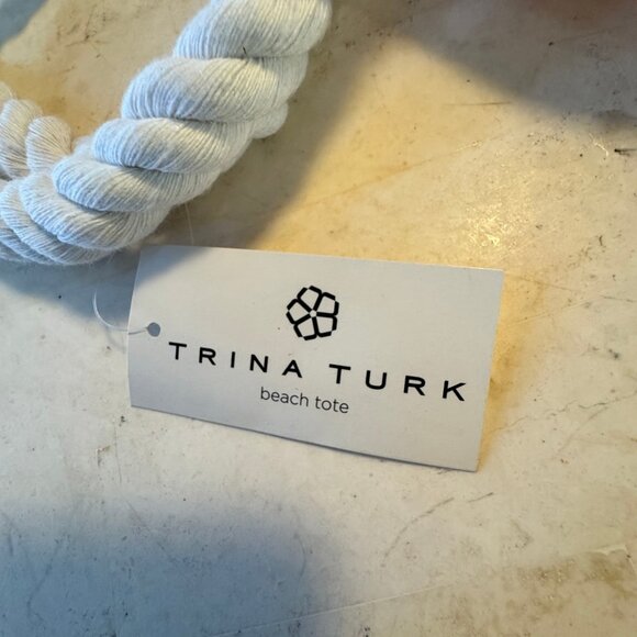 Trina Turk  Vitamin Sea Orange Beach Bag Tote - Picture 3 of 11